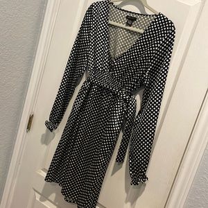 BCBG MAXAZRIA POLKA DOT DRESS